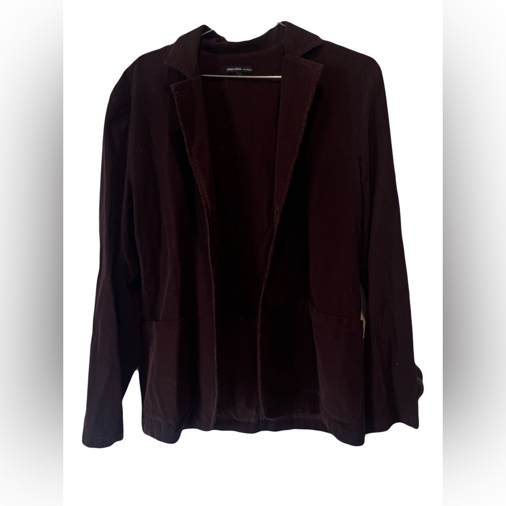 James Perse Dark Brown Corduroy Jacket